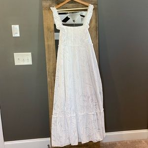 Eva Mendes for NY&Co white maxi sundress